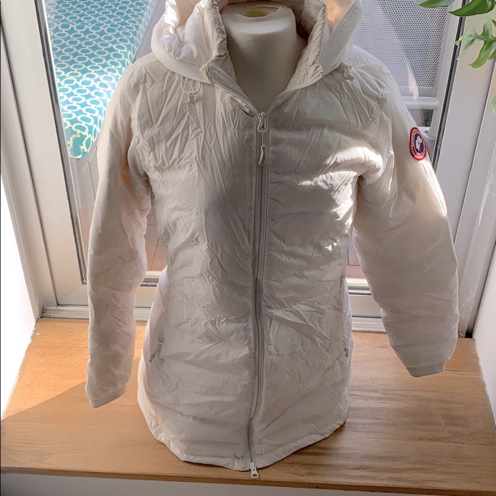 Authentic Canada Goose White Light Puffer Jacket